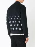 star print bomber jacket