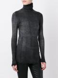 slim faded turtleneck jumper