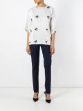 floral print blouse 