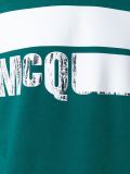 stripe logo print sweatshirt