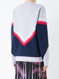 'Chevron Stripe Boyfriend' sweatshirt