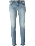 double cuff cropped jeans 