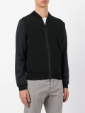 zipped bomber jacket