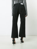 flared cropped jeans