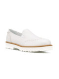 chunky sole loafers