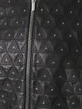 studded embroidered triangle jacket