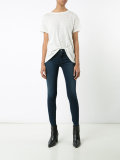 perforated detail T-shirt
