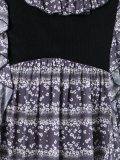 floral print ruffled top
