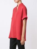v-neck blouse