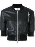 cropped bomber jacket