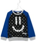 'Symbols' smiley face sweatshirt