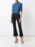 cropped flared jeans