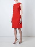 strapped panel dress