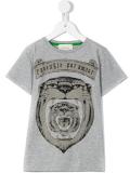 tiger print T-shirt