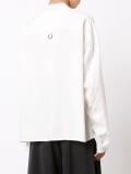 'Draughtsman' draped shirt