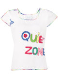 crochet embroidered t-shirt