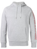 sleeve print hoodie 
