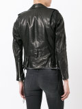 cropped biker jacket