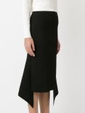 texturized knit midi skirt