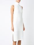 sleeveless midi dress