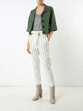cropped button-up jacket