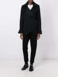 dislocated fastening pointy jacket