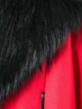 dislocated zip belted coat