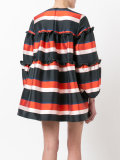 striped mini dress