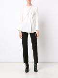 draped detail blouse