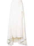 front slit maxi skirt 