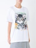 猫印花T恤