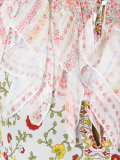 ruffle neck floral print dress