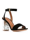 embellished heel sandals 