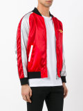 metallic bomber jacket
