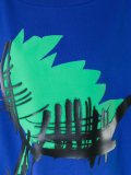 印花束绳连衣裙
