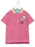 striped polo shirt