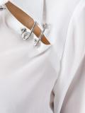safety pin detail shirt