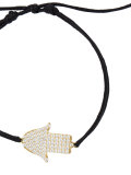 pave hand bracelet