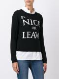 'nice' print sweater