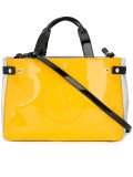 embossed logo medium tote