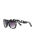 hazy lights print sunglasses  