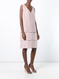 layered shift dress