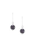 iolite drop earrings