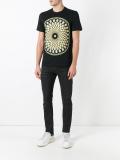 Cuban-fit Optical print T-shirt
