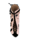 Giuseppe Zanotti Design E77000001 blush ??? Leather/Fur/Exotic Skins->Calf Leather