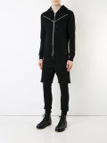 zipped hoodie 