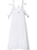 knot detail flared dress