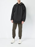 zipped detail hoody