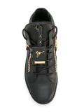 mid-top luggage tag sneakers