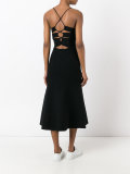 lace-up back dress